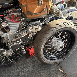 Set of spoke wheels