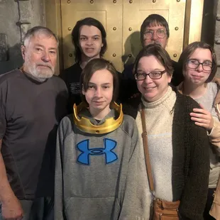 This fam came all the way from wisconsin..again! They wanted to experience every last room baby.