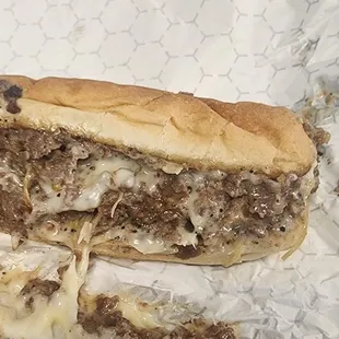 Philly extra cheese