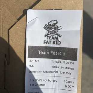 a box of fat kid