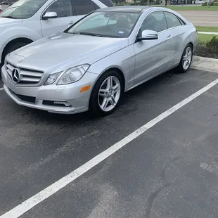 Mercedes e350. After.