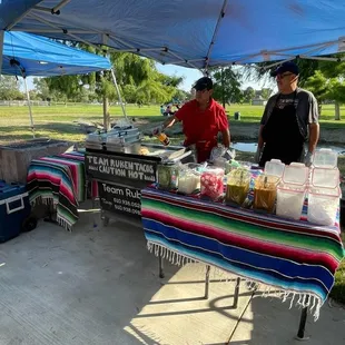 They bring everything you need