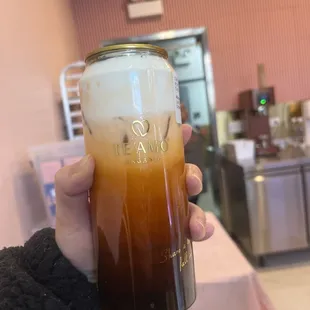 Volcano Iced Latte w/ Southeast asian spices- a unique drink. Must try!