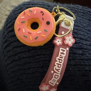 Raffle prize keychain