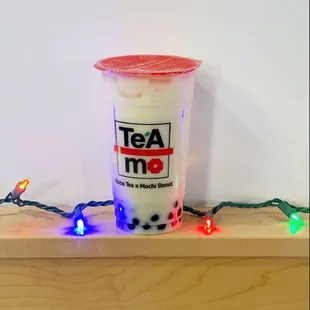 Jasmine Milk Tea with boba