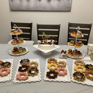 Mochi donuts for my baby&apos;s 1st birthday party