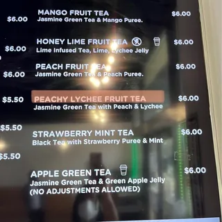 Peachy Lychee Tea