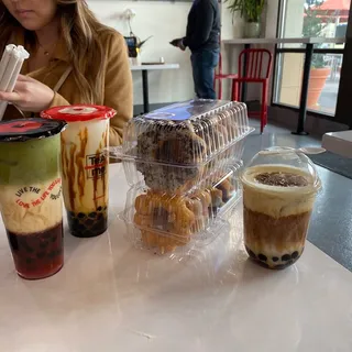 Black Sugar Milk tea latte