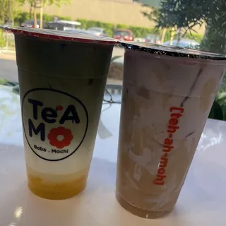 Taro Milk with Taro chunks