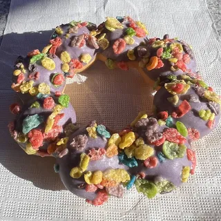 Blueberry Pebbles Donut