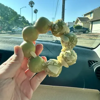 Matcha Almond Donut
