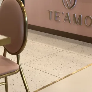 a table and chairs in a restaurant