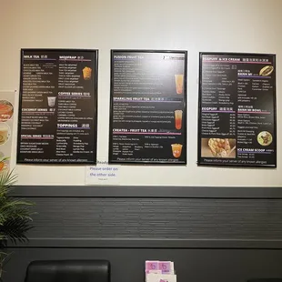 Menus