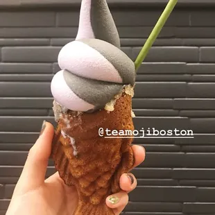 Matcha Sesame Soft Serve