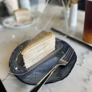 Seasonal Pumpkin Spice Crepe Cake. So good!