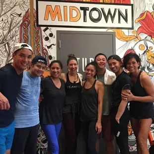 My family worked out this morning at TEAMride Midtown. Teresa was motivating and truly lovely! Ride on!