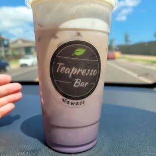 Taro milk tea