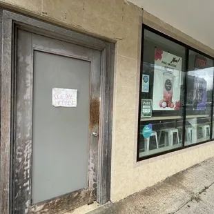 Front door...very rustic