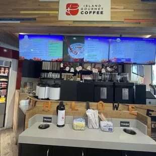 Island gourmet coffee is the same spot as tea espresso