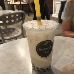 Jasmine Milk Tea.