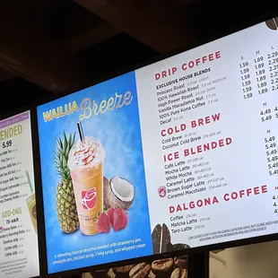menus