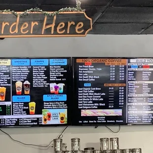 Menu as of 5/18/23