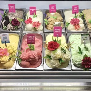 Gelato looked so pretty today.