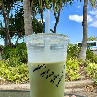 Iced Brown Sugar Matcha