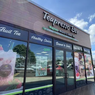 the outside of the building