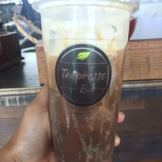 Iced SeaFoam Caramel Coffee