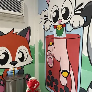 And yet more cute wall murals!