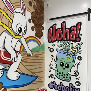 More cute wall murals!