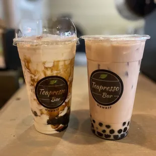 Crème brulee milk tea * Teapresso Milk Tea