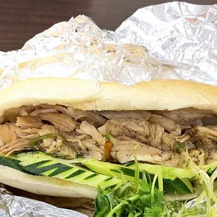 Chicken Banh Mi Sandwich
