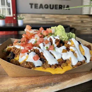 Nachos with chorizo (Small)