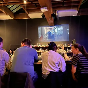Back bar area