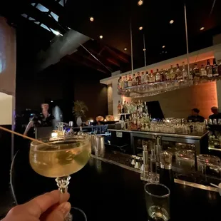 Filthy Vodka Martini from the local Timber Line distillery.