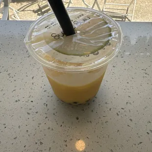6. Mango Bubble Tea
