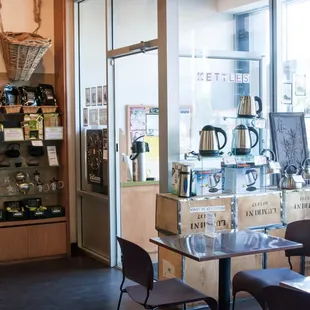 the inside of a coffee shop