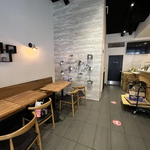 Seating area.