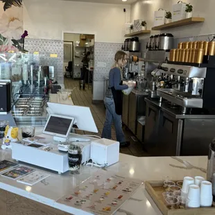 View into the kitchen