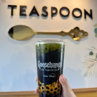 Goosebumps Vanishing Matcha Latte - available Jan 2025 only