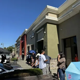outside