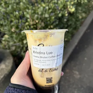 Dalgona Creme Brulee Coffee (Beta Program)