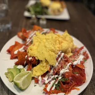 Chilaquiles con pollo