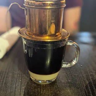 Vietnamese drip coffee