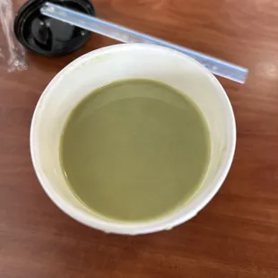 Hot Matcha Tea