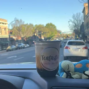 This is the crème brûlée drink! Also very pretty!