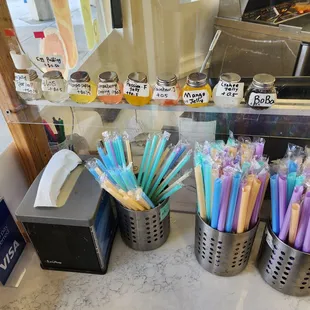 Optional add-on toppings. I chose boba and rainbow jelly.