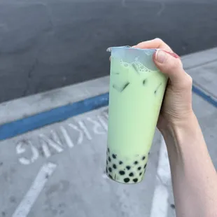 Honeydew Milk Tea
